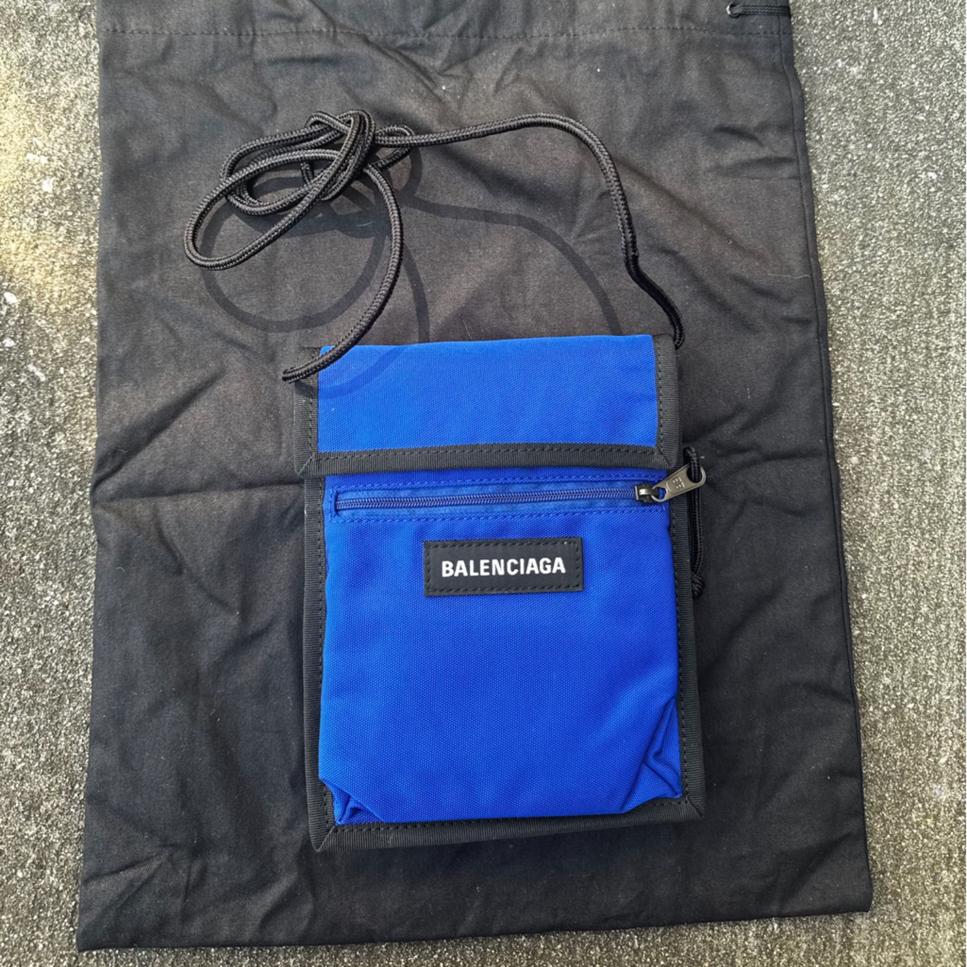 Unisex Balenciaga Blue Crossbody Bag